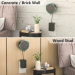 Soporte de pared para Dot 3.ª generación y Google Nest mini/Home Mini, soporte de pared con gestión de cables de montaje con tornillos