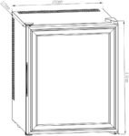 Svan Frigorífico Mini Frigorífico Horeca Negro SRH5400P. Capacidad 23 Litros, Puerta reversible, Bajo nivel sonoro, Clase de eficiencia energética E
