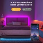 LUXONIC 10M Cinta LED de Neón Bluetooth RGB Cinta LED para Habitaciones Impermeable IP65 Silicona con Sincronización de Música Manualidades DIY 10M para Decoración de Sala de Estar