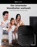 Soporte de pared para Homepod | para Apple Homepod y Homepod 2 | Óptima estancia y ahorro de espacio | Variante recta | Fabricado en Alemania negro.