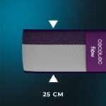 Cecotec Colchón Viscoelástico ViscoSense Flow PureVital 3900 135×190. Multicapa, Altura 25 cm, Firmeza Alta, Núcleo FoamVital, Doble Cara Dual System para Invierno y Verano, 07586