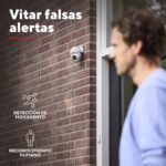 Trust IPCAM-3900 Cámara de Vigilancia WiFi Exterior, Cámara 360° con Visión Nocturna, Luz/Sirena/Micrófono Incorporados, Detección de Personas, Cámara con App, Videovigilancia, Blanco