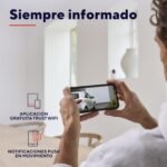 Trust IPCAM-3900 Cámara de Vigilancia WiFi Exterior, Cámara 360° con Visión Nocturna, Luz/Sirena/Micrófono Incorporados, Detección de Personas, Cámara con App, Videovigilancia, Blanco