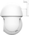 Trust IPCAM-3900 Cámara de Vigilancia WiFi Exterior, Cámara 360° con Visión Nocturna, Luz/Sirena/Micrófono Incorporados, Detección de Personas, Cámara con App, Videovigilancia, Blanco