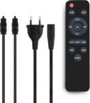 Metronic 477591 – Barra de Sonido Bluetooth v5.3 para PC o TV, 90W, Estéreo 2.0, Tomas de Audio TV, USB, AUX, Óptica, Montaje en Pared, Mando a Distancia