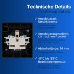 REV AquaForm 0007031900 Base IP44 Unipolar Empotrable Antracita