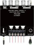 Placa amplificadora de audio, módulo receptor de sonido inalámbrico de 9,3 x 9 x 2,2 cm, circuito de aleación de aluminio de 2.1 canales, receptor de transmisión para altavoces, subwoofer