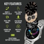 Reflex Active Amoled 31 Series Bluetooth Smart Watch Caller 30mm Fitness Tracker Monitor de ritmo cardíaco y oxígeno en sangre