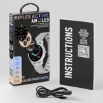 Reflex Active Amoled 31 Series Bluetooth Smart Watch Caller 30mm Fitness Tracker Monitor de ritmo cardíaco y oxígeno en sangre