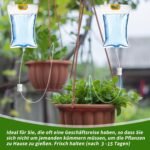 Holiday Watering 5 Pack (3,5L) – Sistema de Goteo Automático Sin Conexión de Agua con Válvula Regulable, Ideal para Macetas de Balcón y Terraza