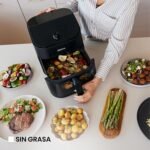 Freidora de aire Zeegma Knapper Chef 6,5 L – Cocina saludable sin aceite con 10 programas automáticos, 1600 W, calentamiento rápido en 60 s, pantalla táctil LCD, fácil de limpiar