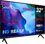 Smart Tech 32HH01K Televisor LED 32″ HD Smart TV con Whale OS, 4 HDMI, 60 Hz