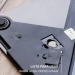 Rowenta Premiss BS1400 Báscula de Baño con Pantalla LCD, Diseño Delgado, 2 cm de Alto, Hasta 150 kg y 100 g de Precisión, Encendido/Apagado Automático, Negro