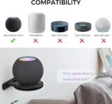 Soporte de pared para Google Nest WiFi/TP-LINK ON HUB, Soporte de pared Google Nest WiFi/TP-LINK ON HUB, Cable de almacenamiento, Accesorios para altavoces (Negro, 1 paquete) ZH01