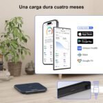 Healthkeep – Báscula conectada a WIFI y Bluetooth con 8 electrodos de alta precisión, 46 datos corporales para aplicaciones que incluyen Andriod e iOS, capacidad 180 kg/400 lb, 30 x 30 cm
