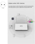 Tuya Smart Zigbee 3,0 HUB de puerta de enlace multimodo Bluetooth con señal fuerte, puerta de enlace de hogar inteligente para enchufe de la UE