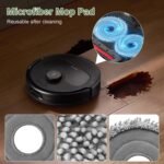 Kit de accesorios de repuesto para Roborock QV 35A / QV 35S, 1 cepillo principal, 4 filtros, 6 bolsas, 6 fregonas, 6 cepillos laterales