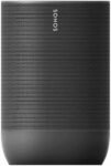 Sonos Move Smart Speaker (Altavoz Resistente al Agua con WiFi y Bluetooth, Compatible con Alexa, Google Assistant y AirPlay 2) – Negro – Incluye Adaptador UE/EE.UU. (Renovado)