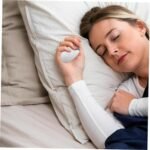 Dispositivo portátil de ayuda para dormir con microcorriente del monitor del sueño para la relajación en el hogar