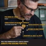DEWALT Altavoz Bluetooth Portátil, Emparejamiento Estéreo Inalámbrico, Impermeable, Magnético, Clip, Micrófono Incorporado, 10 Horas de Reproducción, Música/Llamadas Manos Libres