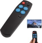 Controlador universal de TV, control remoto universal de TV con botón grande, función de aprendizaje Control remoto universal para personas mayores, TV y dispositivos de cable IR