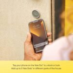 Yale Linus Smart Lock L2 – Plata – 05/103210/SI – Acceso sin llave – Instalación de bricolaje – Bloqueo/desbloqueo remoto – Llaves virtuales – Alertas en tiempo real
