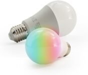 Bombilla LED inteligente WiFi + Bluetooth, A60 E27 9W, RGB+2700K-6500K, aplicación y control por voz