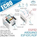 M5Stack Atom Echo Mini Altavoz Bluetooth Inteligente Programable con Micrófono, Altavoz y LED RGB, Ideal para Proyectos IoT y Voz