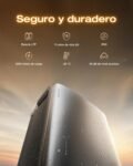 Batería EF EcoFlow STREAM Ultra X de 3,84 kWh para kit solar, entrada solar de 2800 W (4MPPT), dos puertos de CA de 2300 W, batería LFP de 6000 ciclos, control inteligente AI, Plug-and-Play
