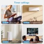 Mando a distancia inteligente Tuya con IR, eMylo IR RF universal para aires acondicionados de TV, radiofrecuencia infrarroja, compatible con la aplicación Tuya/Smart Life