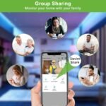 Cámara de vídeo inalámbrica con timbre, cámara de timbre inteligente WiFi 1080P, cambiador de voz, detección de movimiento PIR, audio de 2 vías, visión nocturna, funciona con pilas