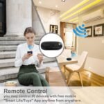 ANTELA Mando a Distancia Infrarrojo Universal Sin Necesidad de HUB Compatible Alexa Google Home, Mandos a Distancia WiFi Inteligentes para Aire Acondicionado, TV, Proyectores, etc.