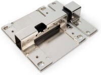 int_LOCK RF 2 Cerradura Electrónica Invisible de Alta Seguridad, Acabado en Níquel Mate.