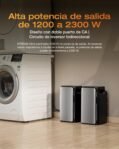 Batería EF EcoFlow Stream Ultra 1,92kWh para kit solar, entrada solar 2800W 4MPPT, dos puertos AC 2300W, microinversor 600/800W, ampliable a 11,52kWh, control inteligente AI