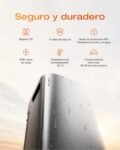Batería EF EcoFlow Stream Ultra 1,92kWh para kit solar, entrada solar 2800W 4MPPT, dos puertos AC 2300W, microinversor 600/800W, ampliable a 11,52kWh, control inteligente AI