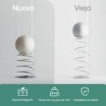 Colchón Novilla 90×200 cm con muelles ensacados, tacto medio-suave, grosor 24 cm, espuma transpirable, ideal para alquiler, certificado Oeko-Tex