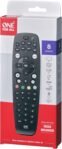 One For All – Mando a Distancia Universal OFA – Mando a Distancia Universal para 8 Dispositivos (TV, TDT, DVD/BLU-Ray, Multimedia y Audio) – Negro – URC2981