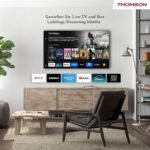 THOMSON Smart TV LED HD de 24 Pulgadas (60cm), Wi-Fi, Control por Voz, HDR10, Dolby Audio, Triple Sintonizador (Cable/Satélite/Antena), HDMI, USB, 1,5GB RAM, 8GB Flash – 24HT2S15