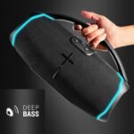 Altavoz Bluetooth Energy Sistem Hyperbeat (Bluetooth 5.3, True Wireless Stereo, Graves Profundos, Batería 15h, IPX6, Luces LED, Asistente de Voz)