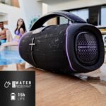 Altavoz Bluetooth Energy Sistem Hyperbeat (Bluetooth 5.3, True Wireless Stereo, Graves Profundos, Batería 15h, IPX6, Luces LED, Asistente de Voz)