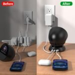 Centro de carga con soporte HomeMount Ultimate 2024 para Spot, teléfonos inteligentes y más con puertos USB-C/A, diseño elegante, estable y que ahorra espacio