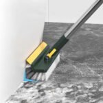 Fregadora de Pisos con Extractor, Cepillo para Pisos, Cepillo para Pisos con Raspador, Cepillo Multiusos para Mortero Giratorio de 180° y Cepillo de Cerdas Duras, Cepillo en Forma de V