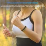 Anillo inteligente, anillo de seguimiento de actividad física, rastreador de salud deportivo inalámbrico con aplicación, rastreador de actividad (tamaño 11 (diámetro interior 23