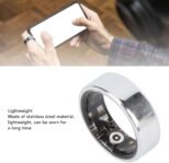 Anillo inteligente, anillo de seguimiento de actividad física, rastreador de salud deportivo inalámbrico con aplicación, rastreador de actividad (tamaño 11 (diámetro interior 23
