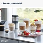 De’Longhi Eletta Explore Perfetto Cafetera Superautomática, Jarra de Leche Automática LatteCrema, 50 bebidas con un solo toque, Pantalla táctil a color, Gris oscuro (ECAM452.57.G)