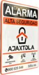 No parece real, es un disuasivo de alarma. 3 etiquetas autoadhesivas de aluminio, resistentes al agua
