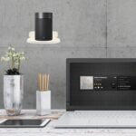 UKCOCO Soporte de pared para altavoz inteligente, duradero y liviano, compatible con Google Nest Wifi y concentrador de red, fácil instalación para barra de sonido de cine en casa