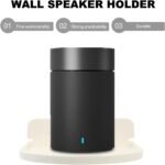 UKCOCO Soporte de pared para altavoz inteligente, duradero y liviano, compatible con Google Nest Wifi y concentrador de red, fácil instalación para barra de sonido de cine en casa