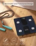 eufy C1 Báscula Inteligente con Bluetooth, Báscula de Baño Digital Inalámbrica con Medición de Grasa Corporal, 12 Medidas, Peso/Grasa Corporal/IMC, Análisis de Composición Corporal