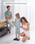eufy C1 Báscula Inteligente con Bluetooth, Báscula de Baño Digital Inalámbrica con Medición de Grasa Corporal, 12 Medidas, Peso/Grasa Corporal/IMC, Análisis de Composición Corporal